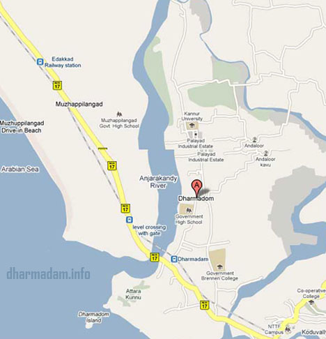 Dharmadam Google Map
